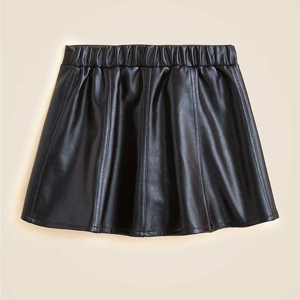 J. Crew leather skirt